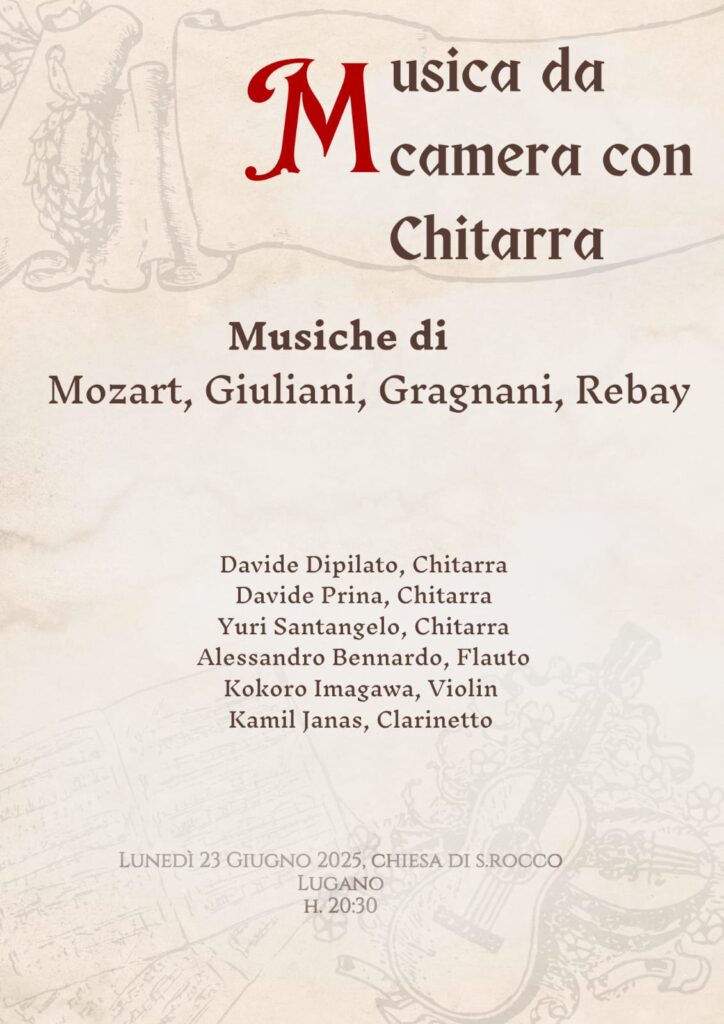 CONCERTO SAN ROCCO LUGANO GIOVANI DEL CONSERVATORIO DI LUGANO 23.06.2025