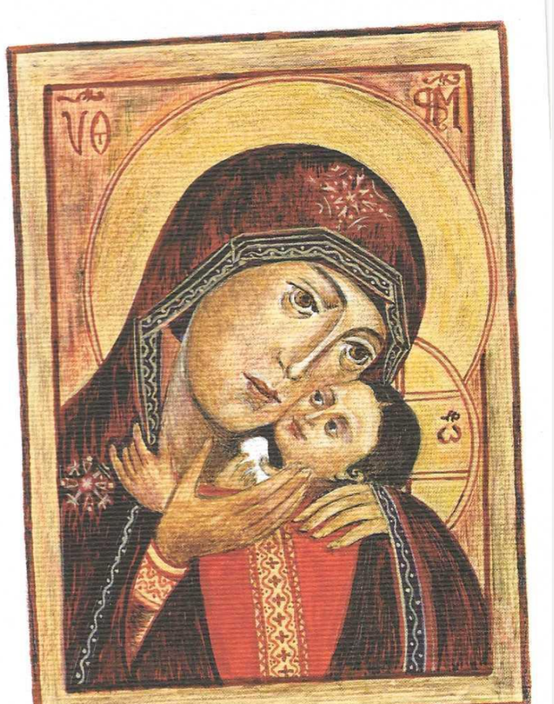 CARTOLINA SUORE BENEDETTINE DI CLARO 2
